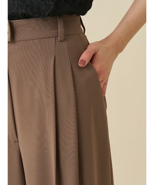 SNIDEL(スナイデル)の「【Washable】ワイドパンツ(その他パンツ・レディース・アイボリー/ネイビー/ブラウン/ダークネイビー・0/1)」の11枚目の写真