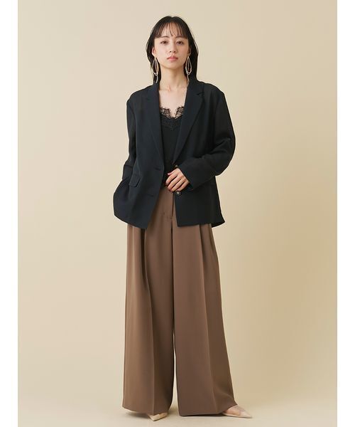 SNIDEL(スナイデル)の「【Washable】ワイドパンツ(その他パンツ・レディース・アイボリー/ネイビー/ブラウン/ダークネイビー・0/1)」の19枚目の写真