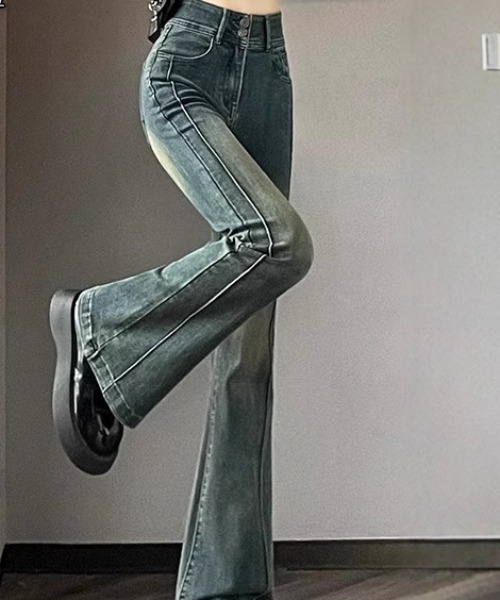 REBALANCE(リバランス)の「フレアデニムパンツ(デニムパンツ・レディース・A・X-LARGE/LARGE/MEDIUM)」の11枚目の写真