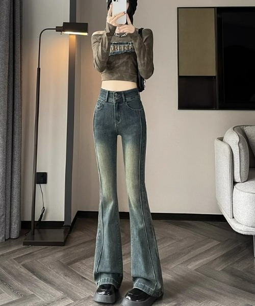 REBALANCE(リバランス)の「フレアデニムパンツ(デニムパンツ・レディース・A・X-LARGE/LARGE/MEDIUM)」の12枚目の写真