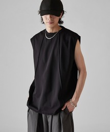 Lui's(���C�X)�́yNeucon�zSWITCHING OVER SLEEVELESS CUTSEW / �ؑփI�[�o�[�m�[�X���[�u�J�b�g�\�[ / �^���N�g�b�v(T�V���c/�J�b�g�\�[)