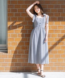 WILLSELECTION（ウィルセレクション）の「【GW SPECIAL PRICE】リボンショルダーギャザーワンピース（ワンピース）」