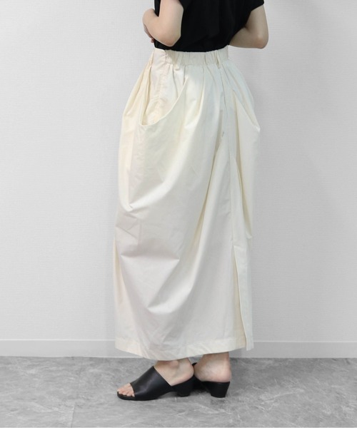 THE CELL.(ザセルドット)の「3Dコクーンドレープ マキシSK 3D COCOON DRAPE MAXI SKIRT(スカート・レディース・ブラウン/ブラック/アイボリー/ベージュ・FREE)」の6枚目の写真