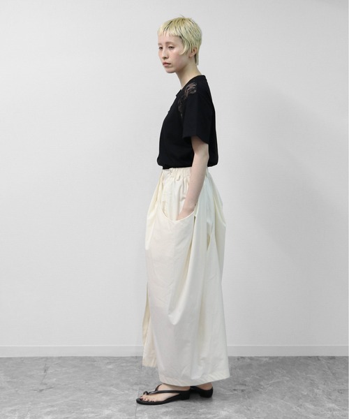 THE CELL.(ザセルドット)の「3Dコクーンドレープ マキシSK 3D COCOON DRAPE MAXI SKIRT(スカート・レディース・ブラウン/ブラック/アイボリー/ベージュ・FREE)」の13枚目の写真