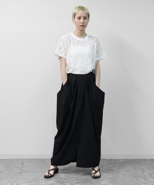 THE CELL.(ザセルドット)の「3Dコクーンドレープ マキシSK 3D COCOON DRAPE MAXI SKIRT(スカート・レディース・ブラウン/ブラック/アイボリー/ベージュ・FREE)」の16枚目の写真