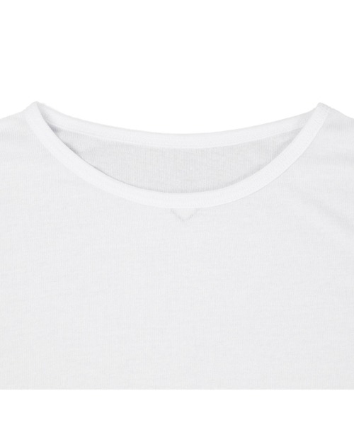 Mag.(マグ)の「【susabi/スサビ】ハートリブ Tシャツ(Tシャツ/カットソー・レディース・ホワイト/ブラック/ベージュ/グレー・FREE)」の11枚目の写真