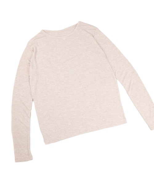 Mag.(マグ)の「【susabi/スサビ】ハートリブ Tシャツ(Tシャツ/カットソー・レディース・ホワイト/ブラック/ベージュ/グレー・FREE)」の21枚目の写真