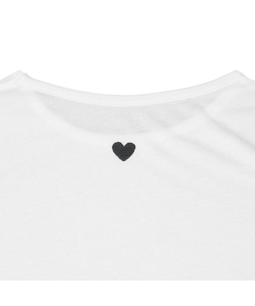 Mag.(マグ)の「【susabi/スサビ】ハートリブ Tシャツ(Tシャツ/カットソー・レディース・ホワイト/ブラック/ベージュ/グレー・FREE)」の16枚目の写真