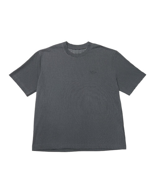 TEN PAST SEVEN(テン ファスト セブン)の「ヴィンテージウォッシングピグメントTシャツ(2色)(Tシャツ/カットソー・メンズ・チャコール/ブルー系その他・MEDIUM/LARGE)」の1枚目の写真