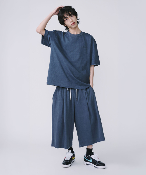 TEN PAST SEVEN(テン ファスト セブン)の「ヴィンテージウォッシングピグメントTシャツ(2色)(Tシャツ/カットソー・メンズ・チャコール/ブルー系その他・MEDIUM/LARGE)」の4枚目の写真