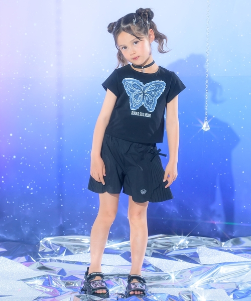 ANNA SUI mini(アナスイ・ミニ)の「軽やか ショートシャカパン(その他パンツ・キッズ・ブラック/パープル・120cm/130cm/140cm/150cm/160cm)」の12枚目の写真