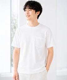 ヒヤロン（ヒヤロン）の「【ヒヤロン】メンズ Tシャツ 裏ナイロン天竺 胸ポケット ひんやり 冷感（Tシャツ/カットソー）」