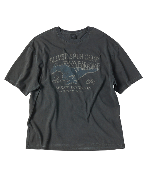 TRAVEL(トラベル)の「シルバースパークラブピグメント半袖Tシャツブラックチャコール(Tシャツ/カットソー・レディース・その他・X-LARGE/LARGE/MEDIUM/SMALL)」の2枚目の写真