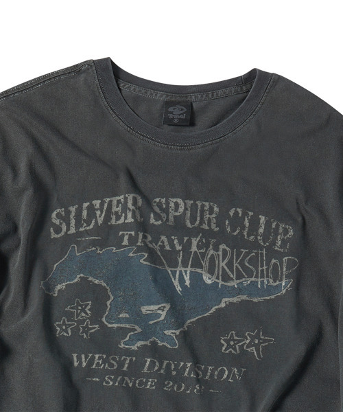 TRAVEL(トラベル)の「シルバースパークラブピグメント半袖Tシャツブラックチャコール(Tシャツ/カットソー・レディース・その他・X-LARGE/LARGE/MEDIUM/SMALL)」の4枚目の写真