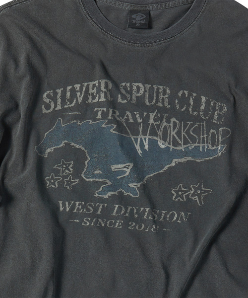 TRAVEL(トラベル)の「シルバースパークラブピグメント半袖Tシャツブラックチャコール(Tシャツ/カットソー・レディース・その他・X-LARGE/LARGE/MEDIUM/SMALL)」の5枚目の写真