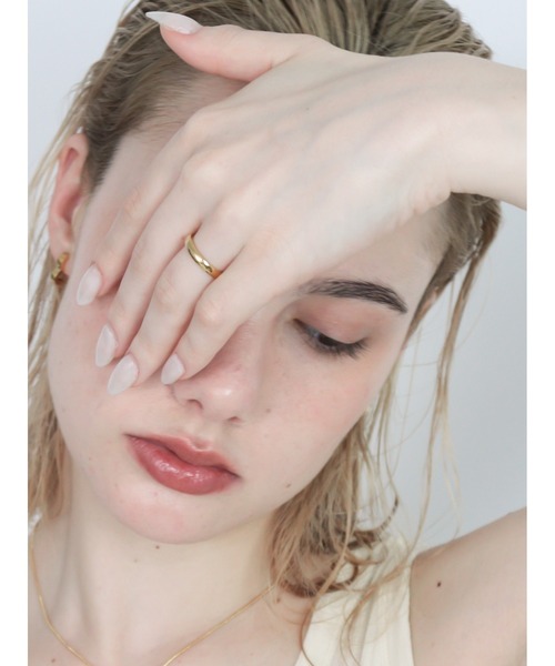 Bilan(ビラン)の「【BILAN】 (金属アレルギー軽減 サージカルステンレス ) Glow Simple Ring / グロウシンプルリング(リング・レディース・シルバー/ゴールド・16号/14号/11号)」の18枚目の写真
