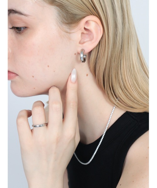 Bilan(ビラン)の「【BILAN】 (金属アレルギー軽減 サージカルステンレス ) Glow Simple Ring / グロウシンプルリング(リング・レディース・シルバー/ゴールド・16号/14号/11号)」の22枚目の写真