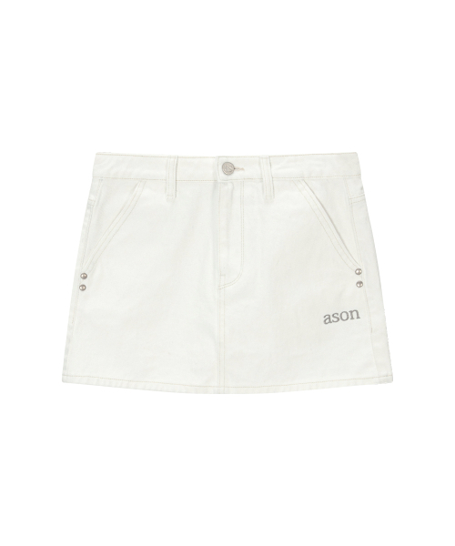 ASON(アズオン)の「POG SKIRT / CREAM(スカート・レディース・その他・MEDIUM/SMALL)」の2枚目の写真