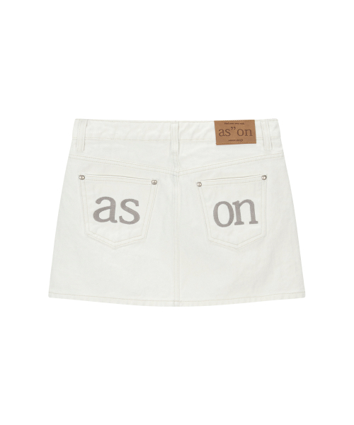 ASON(アズオン)の「POG SKIRT / CREAM(スカート・レディース・その他・MEDIUM/SMALL)」の3枚目の写真