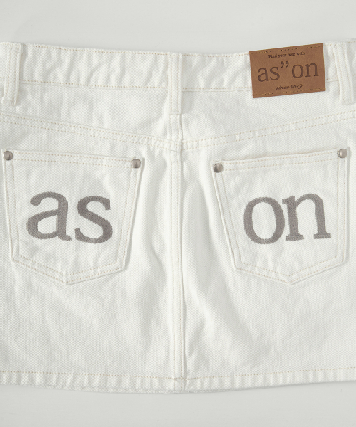 ASON(アズオン)の「POG SKIRT / CREAM(スカート・レディース・その他・MEDIUM/SMALL)」の7枚目の写真