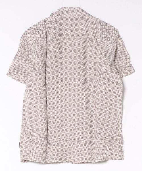 MICHAEL KORS(マイケルコース)の「タイル プリント リネン シャツ(シャツ/ブラウス・メンズ・ブラウン系・L/M/S/XS)」の2枚目の写真