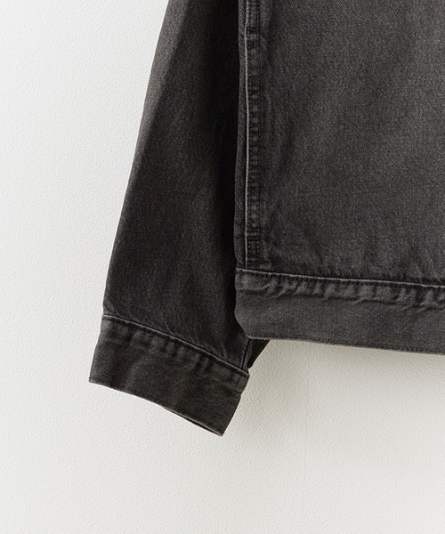 Levi's（リーバイス）の「LEVI'S/リーバイス TYPE I TRUCKER デニムジャケット 1936年復刻 Levi's Premium Gジャン（ライダースジャケット・メンズ・ブラック・M/L/XL/S）」の6枚目の写真