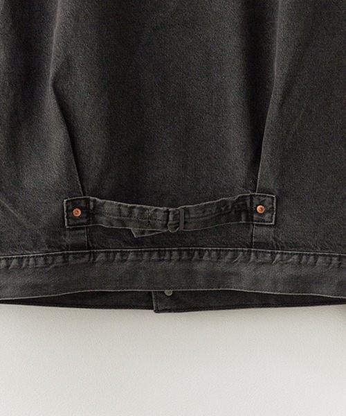 Levi's（リーバイス）の「LEVI'S/リーバイス TYPE I TRUCKER デニムジャケット 1936年復刻 Levi's Premium Gジャン（ライダースジャケット・メンズ・ブラック・M/L/XL/S）」の8枚目の写真