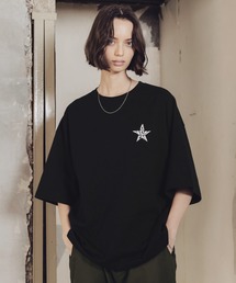 ROCHEM | ルーズシルエットスターロゴ刺繍Tシャツ(Tシャツ/カットソー)