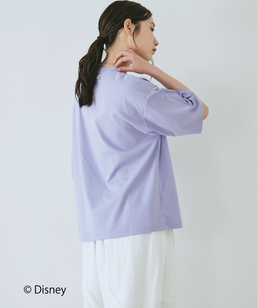 Doux archives(ドゥアルシーヴ)の「DOUX ARCHIVES限定商品【Disney】レトロプリントTee(Tシャツ/カットソー・レディース・パープル/オフホワイト/チャコールグレー・FREE)」の20枚目の写真
