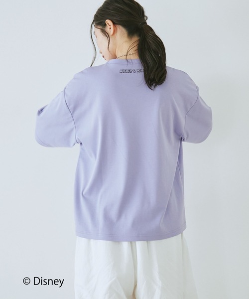 Doux archives(ドゥアルシーヴ)の「DOUX ARCHIVES限定商品【Disney】レトロプリントTee(Tシャツ/カットソー・レディース・パープル/オフホワイト/チャコールグレー・FREE)」の21枚目の写真