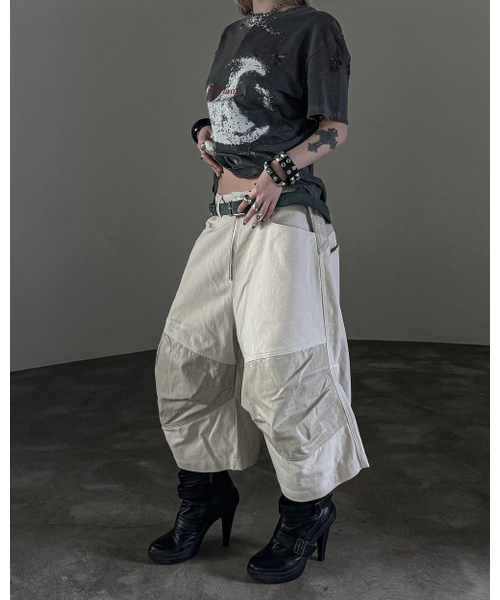 ROARINGRAD(ロアリングラド)の「W.レイヤードニーベルミューダパンツブラック(その他パンツ・レディース・その他・MEDIUM/LARGE)」の8枚目の写真