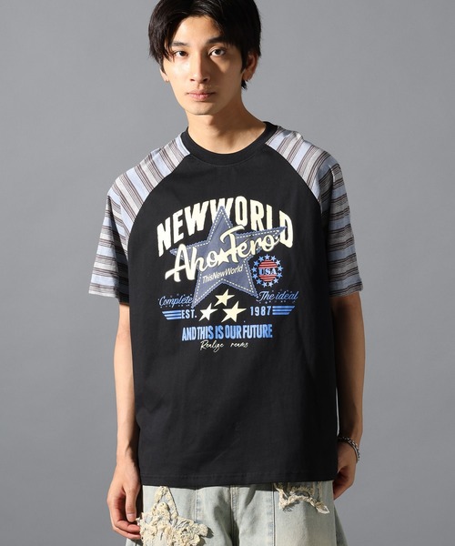 LAND MUSEUM（ランドミュージアム）の「LAND MUSEUM／スターラグランT（Tシャツ/カットソー・メンズ・グレー/ブラック・LARGE/MEDIUM）」の18枚目の写真