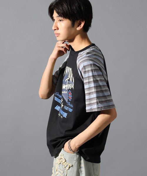 LAND MUSEUM（ランドミュージアム）の「LAND MUSEUM／スターラグランT（Tシャツ/カットソー・メンズ・グレー/ブラック・LARGE/MEDIUM）」の17枚目の写真