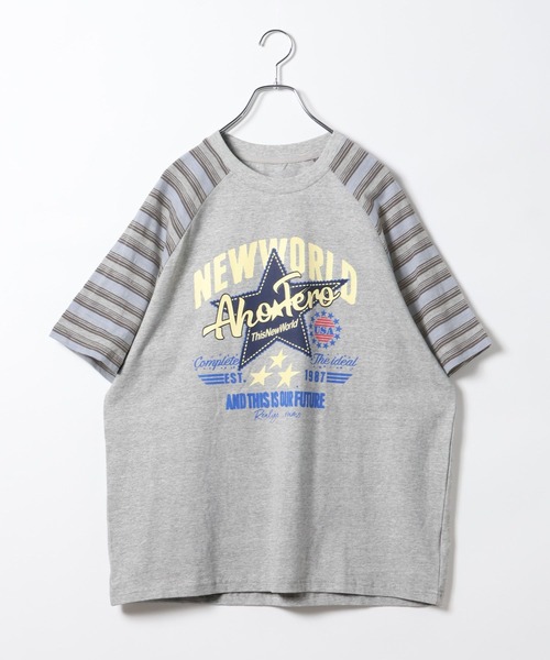 LAND MUSEUM（ランドミュージアム）の「LAND MUSEUM／スターラグランT（Tシャツ/カットソー・メンズ・グレー/ブラック・LARGE/MEDIUM）」の15枚目の写真