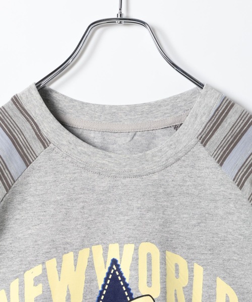 LAND MUSEUM（ランドミュージアム）の「LAND MUSEUM／スターラグランT（Tシャツ/カットソー・メンズ・グレー/ブラック・LARGE/MEDIUM）」の13枚目の写真