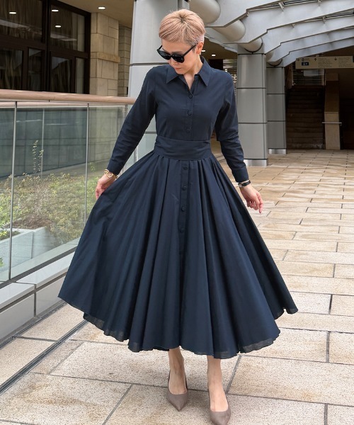 ジェンヌJENNEレディース ロングワンピース ブルー¥22,330 JENNE｜ジェンヌのワンピース（ブルー・ネイビー/青色系）通販 - ZOZOTOWN