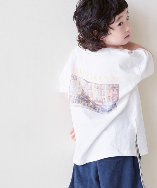 LOWRYS FARM(ローリーズファーム)の「スーベニアネオンT 870581(Tシャツ/カットソー・キッズ・オフホワイト/チャコールグレー/グレー/その他6・150cm/140cm/120cm/130cm/110cm)」の4枚目の写真