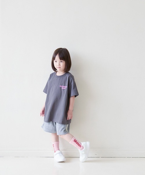 LOWRYS FARM(ローリーズファーム)の「スーベニアネオンT 870581(Tシャツ/カットソー・キッズ・オフホワイト/チャコールグレー/グレー/その他6・150cm/140cm/120cm/130cm/110cm)」の22枚目の写真
