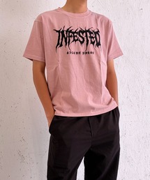 (SF) edakka コットン100% 刺繍 韓国ストリート Y2K Tシャツ