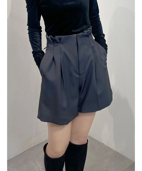 MERCURYDUO(マーキュリーデュオ)の「ハイウエストツータックショートパンツ(その他パンツ・レディース・チャコールグレー/ブラウン・FREE)」の14枚目の写真