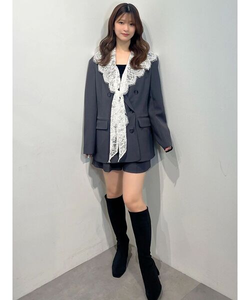 MERCURYDUO(マーキュリーデュオ)の「ハイウエストツータックショートパンツ(その他パンツ・レディース・チャコールグレー/ブラウン・FREE)」の17枚目の写真