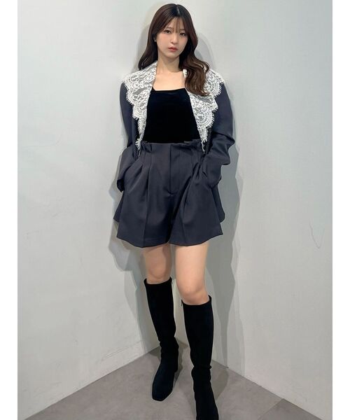 MERCURYDUO(マーキュリーデュオ)の「ハイウエストツータックショートパンツ(その他パンツ・レディース・チャコールグレー/ブラウン・FREE)」の19枚目の写真