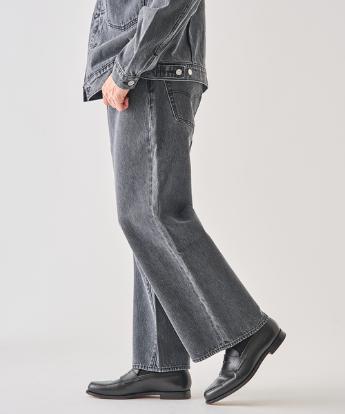 Levi's(リーバイス)の「Levi’s(リーバイス) 別注 Baggy Wide Leg デニムパンツ(L28)(デニムパンツ・メンズ・チャコールグレー・36/34/32/30/28)」の21枚目の写真