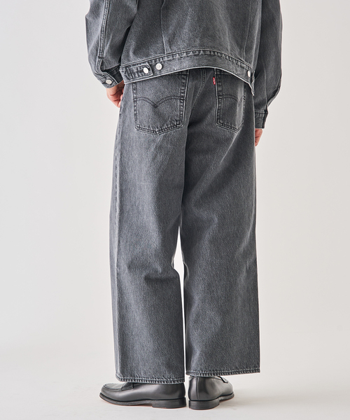Levi's(リーバイス)の「Levi’s(リーバイス) 別注 Baggy Wide Leg デニムパンツ(L28)(デニムパンツ・メンズ・チャコールグレー・36/34/32/30/28)」の22枚目の写真