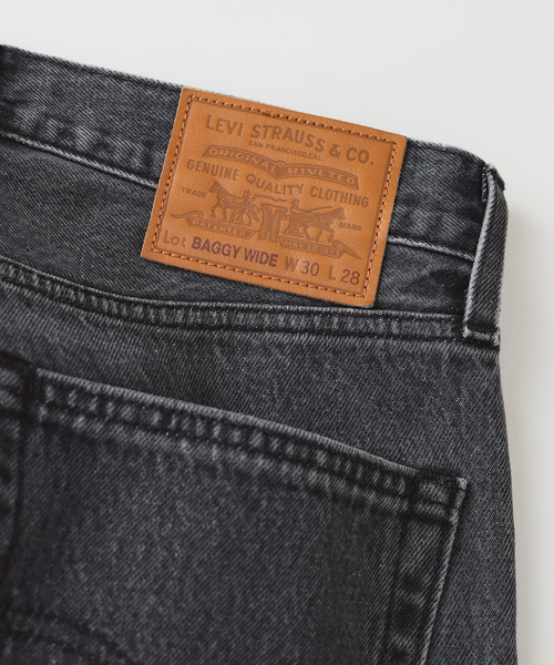 Levi's(リーバイス)の「Levi’s(リーバイス) 別注 Baggy Wide Leg デニムパンツ(L28)(デニムパンツ・メンズ・チャコールグレー・36/34/32/30/28)」の11枚目の写真