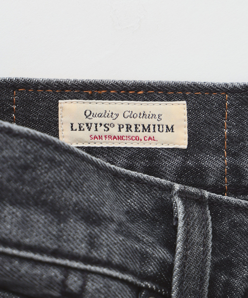 Levi's(リーバイス)の「Levi’s(リーバイス) 別注 Baggy Wide Leg デニムパンツ(L28)(デニムパンツ・メンズ・チャコールグレー・36/34/32/30/28)」の4枚目の写真