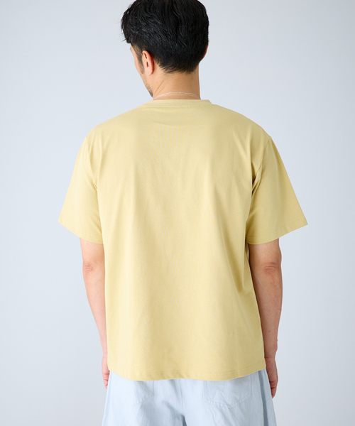 EDIFICE(エディフィス)の「LES DEUX MAGOTS (ドゥマゴ) アートTシャツ(Tシャツ/カットソー・メンズ・ホワイト/イエロー/ボルドー・SMALL/MEDIUM/LARGE)」の15枚目の写真