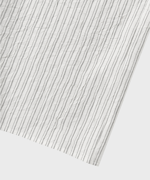 NONBLANK(ノンブランク)の「クリーズストライプクロップHSシャツ_BLACK STRIPE(シャツ/ブラウス・メンズ・ブラック・SMALL/MEDIUM/LARGE/X-LARGE)」の9枚目の写真
