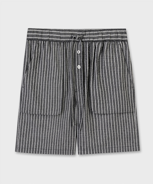 PLAC(プラック)の「シアサーカーストライプショーツ2カラー(その他パンツ・メンズ・アイボリー/ブラック・LARGE/MEDIUM)」の6枚目の写真