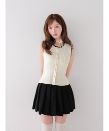 Helter neck ribbon mini onepiece(eme10537)（ワンピース）｜M me eme